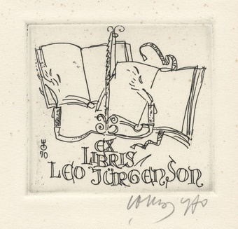 Ex libris Leo Jürgenson 