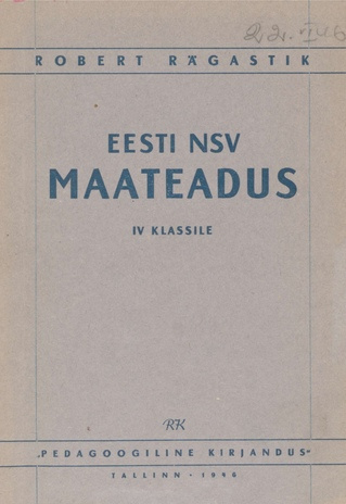 Eesti NSV maateadus IV klassile