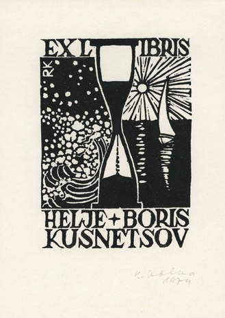 Ex libris Helje+Boris Kusnetsov 