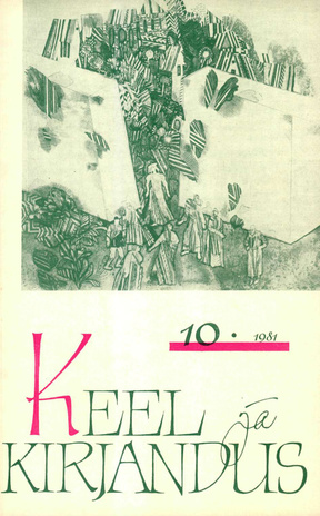 Keel ja Kirjandus ; 10 1981-10