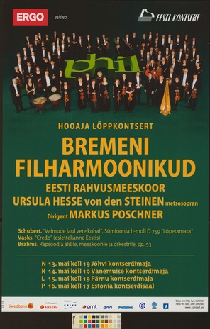 Bremeni Filharmoonikud, Eesti Rahvusmeeskoor