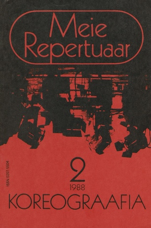 Meie repertuaar : Eesti NSV Rahvaloomingu ja Kultuuritöö Teadusliku Metoodikakeskuse väljaanne ; 2 1988-02