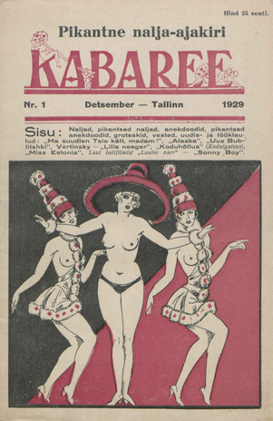 Kabaree : pikantne nalja-ajakiri ; 1 1929-12