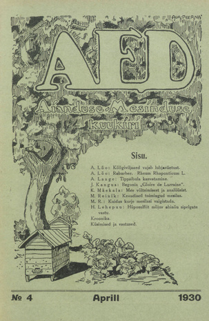 Aed : aianduse ajakiri ; 4 1930-04