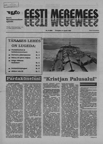 Eesti Meremees ; 6 1990