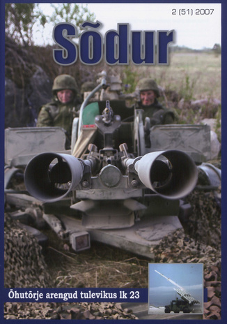 Sõdur : Eesti sõjandusajakiri ; 2(51) 2007