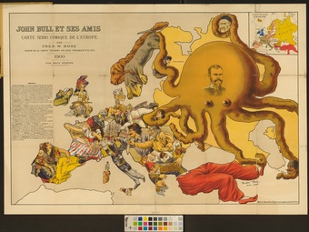 John Bull et ses amis : carte serio-comique de l'Europe 