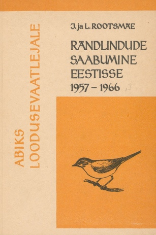 Rändlindude saabumine Eestisse 1957-1966. 1, Värvulised