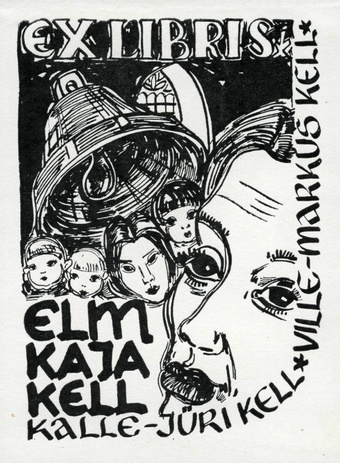 Ex libris Elm Kaja Kell 