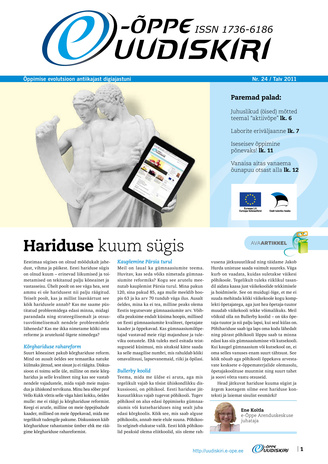 E-õppe Uudiskiri ; 24 Talv 2011