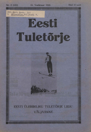 Eesti Tuletõrje : tuletõrje kuukiri ; 2 (121) 1935-02-18