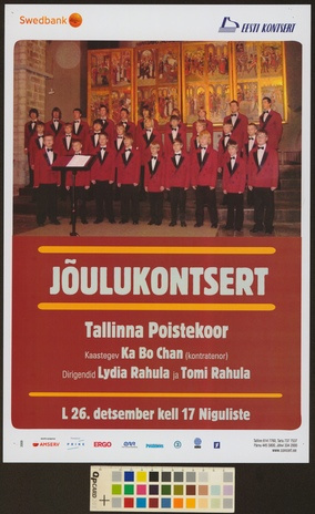Jõulukontsert : Tallinna Poistrkoor, Ka Bo Chan 