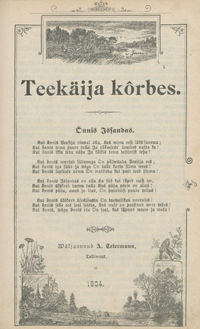 Teekäija : Eesti Baptisti Koguduse Ühenduse häälekandja ; 6 1904-05-29