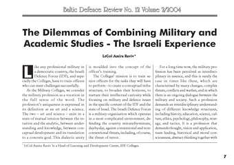 Baltic defence review ; no. 12 (2/2004)