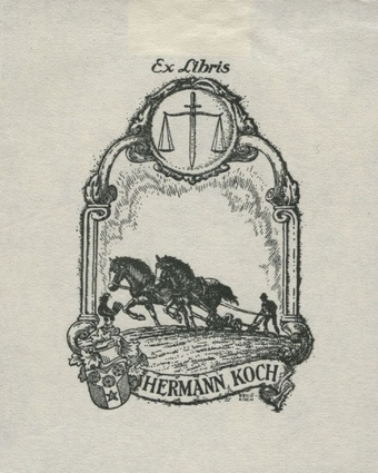 Ex libris Hermann Koch 