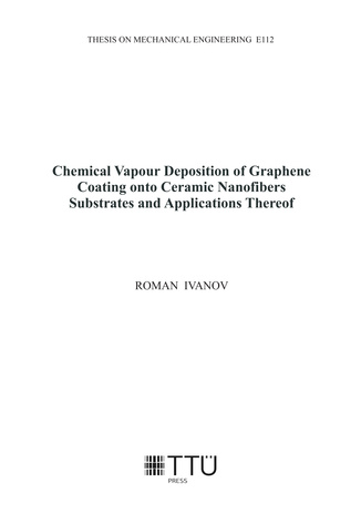 Chemical vapour deposition of graphene coating onto ceramic nanofibers substrates and applications thereof = Grafeenpinde keemiline aursadestus keraamilistele nanokiududele ja nende kasutus 