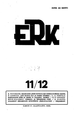 ERK ; 11-12 1934-12
