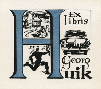 Ex libris Georg Huik 