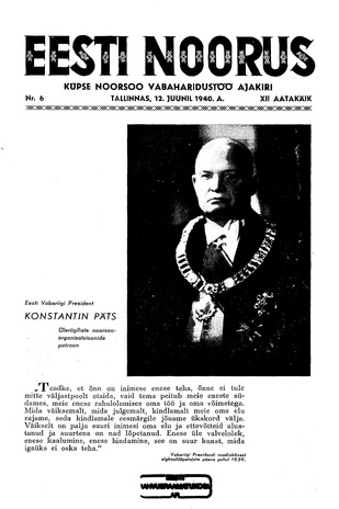 Eesti Noorus ; 6 1940-06-12