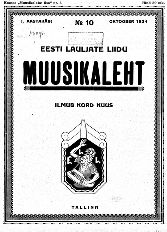 Muusikaleht ; 10 1924-10
