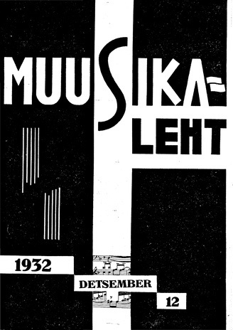 Muusikaleht ; 12 1932-12