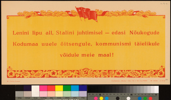 Lenini lipu all, Stalini juhtimisel 