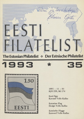 Eesti filatelist = The Estonian philatelist ; 35 1993