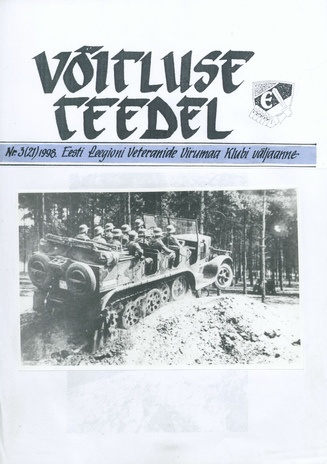 Võitluse Teedel : Eesti Leegioni Virumaa Klubi väljaande jätkamine ; 3 (21) 1998