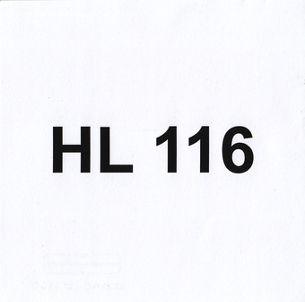 HL 116 : Eesti Muusikafondi heliarhiiv