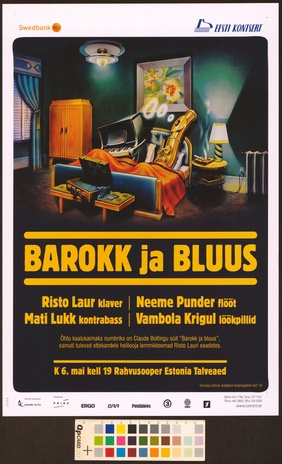 Barokk ja bluus : Risto Laur, Neeme Punder, Mati Lukk, Vambola Krigul 