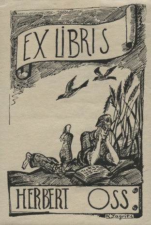 Ex libris Herbert Oss 