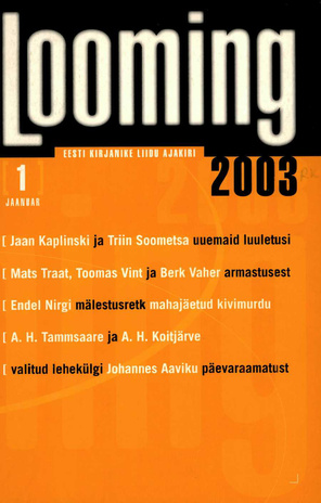 Looming ; 1 2003-01