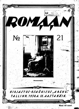 Romaan ; 21 (207) 1930-11