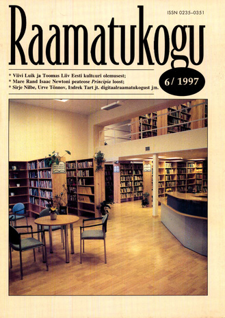 Raamatukogu ; 6 1997