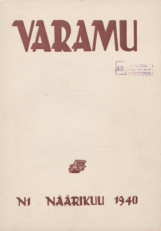 Varamu ; 1 1940-01