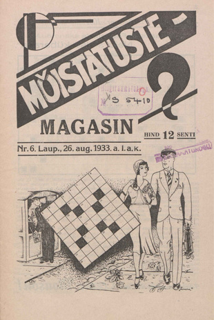 Mõistatuste Magasin ; 6 1933-08-26