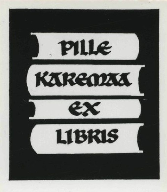 Pille Karemaa ex libris 