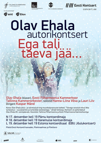 Olav Ehala autorikontsert Ega tali taeva jää...