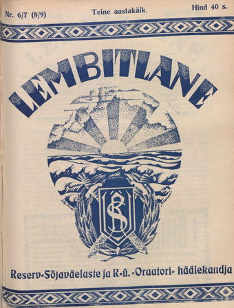 Lembitlane ; 6/7 (8/9) 1931-06/07