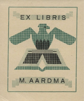 Ex libris M. Aardma 