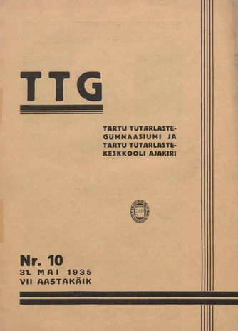 TTG ; 10 1935-05-31