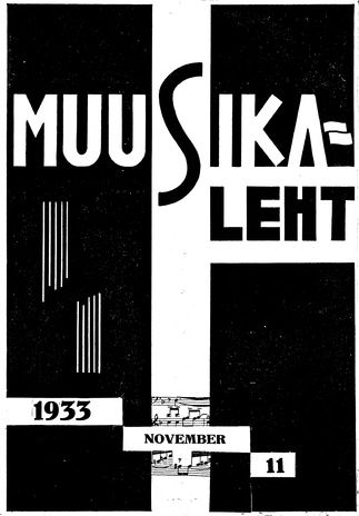 Muusikaleht ; 11 1933-11