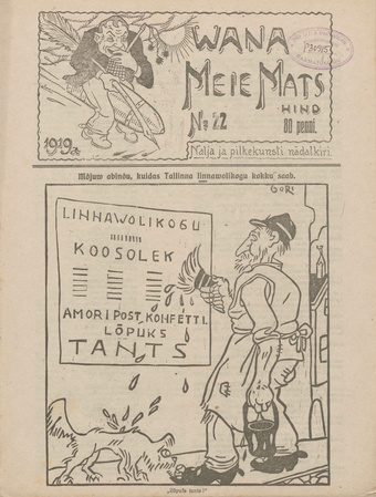 Vana Meie Mats : nalja- ja pilkekunsti nädalkiri ; 22 1919