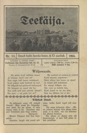 Teekäija : Eesti Baptisti Koguduse Ühenduse häälekandja ; 10 1914