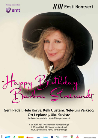 Happy birthday Barbra Streisand!