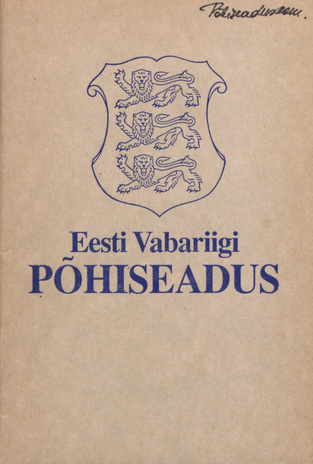 Eesti Vabariigi põhiseadus