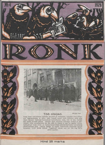 Ronk : perekonna ja noorsoo ajakiri ; 4 1926-01-30