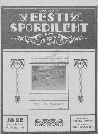 Eesti Spordileht ; 22 1922-06-10