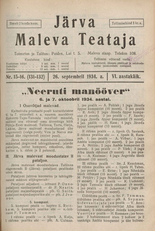 Järva Maleva Teataja ; 15-16 (131-132) 1934-09-26