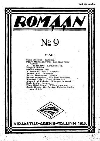 Romaan ; 9 1923